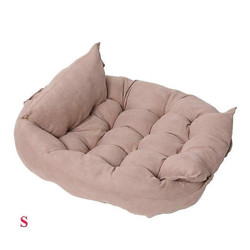 Four Seasons Universal Portable Pet Bed Multifunctional Folding Square Cushion Pet Sofa Nest Warm Dog Cushion