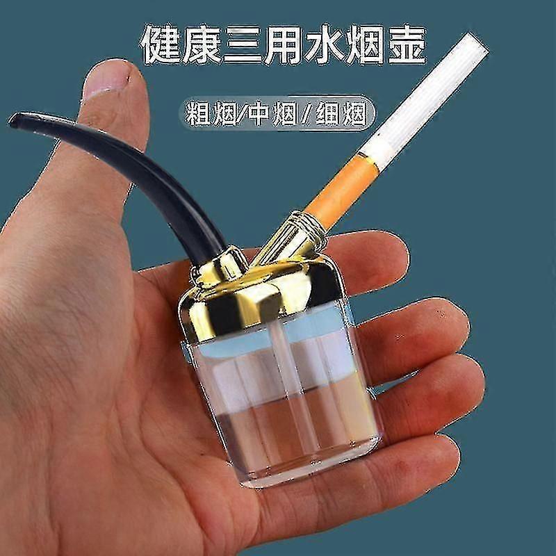 3 stuks creatieve mini gefilterde waterpijp gezonde waterpijp sigarettenhouder universele filter sm