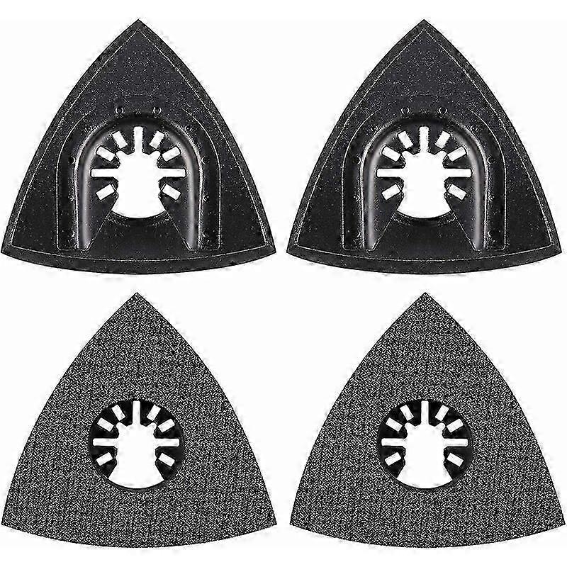 4pcs Sanding Pad 80mm Multi Tool Accessories For Attachment Pad, Multi Tool Blade