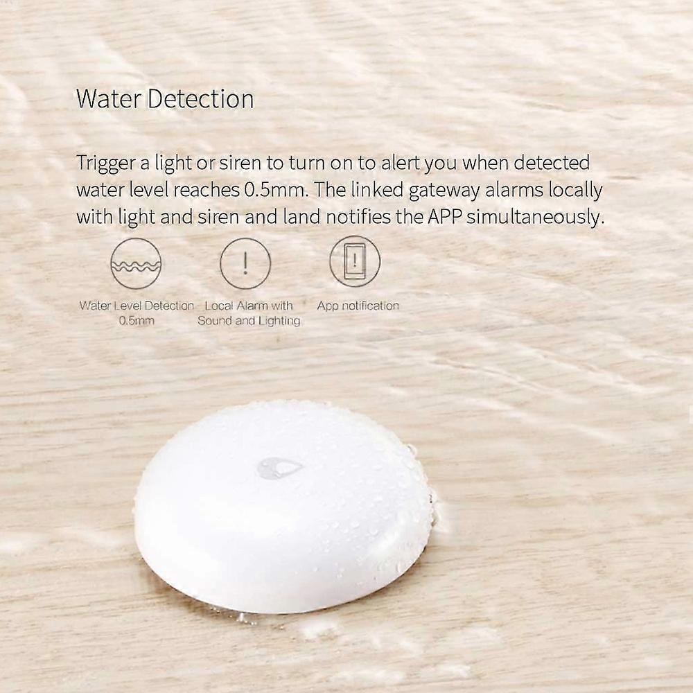 AQara 2Pcs Water Leak Sensor Smart Wireless Flood Water Immersing Leakage Leak Detector Alarm Sensor