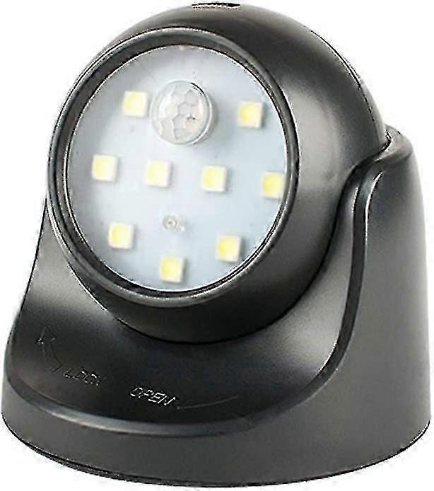 Wireless Motion Sensor Light 9 Led Induction Night Lights 360 Degree Rotation Corridor Wall