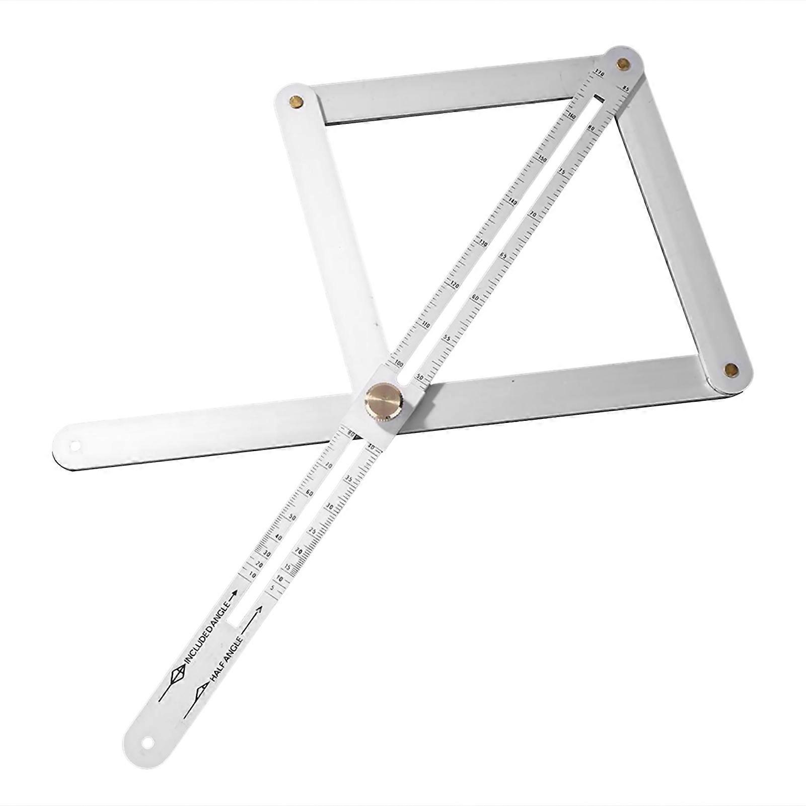 Aluminum Alloy Angle Protractor Measuring Tool for Carpenters Woodworking Hobbyists for Tile Ceiling Artifact