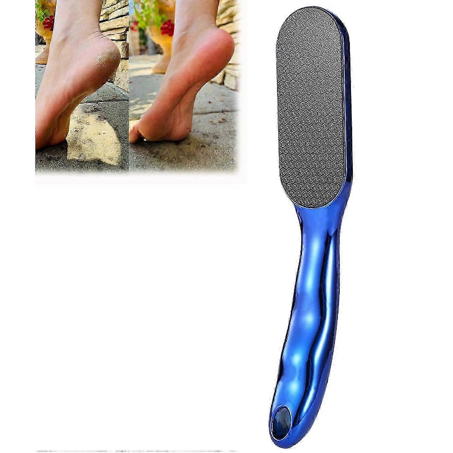 Foot File, Nano Glass Foot File Callus Remover with Non-Slip Ergonomic Handle, Professional Foot Care Tools, Pedicure Tool for Smooth Feet