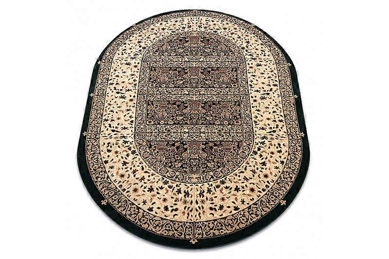 Wool carpet POLONIA oval WITRAŻ emerald