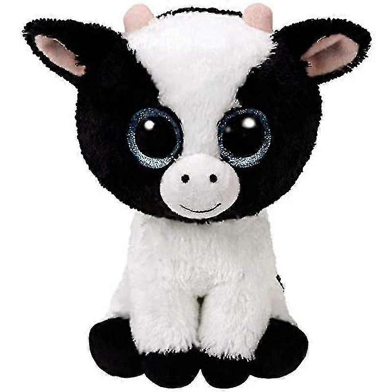 子供のための大きな目のぬいぐるみ牛のおもちゃ - クリスマスギフト&ミルク牛のぬいぐるみ