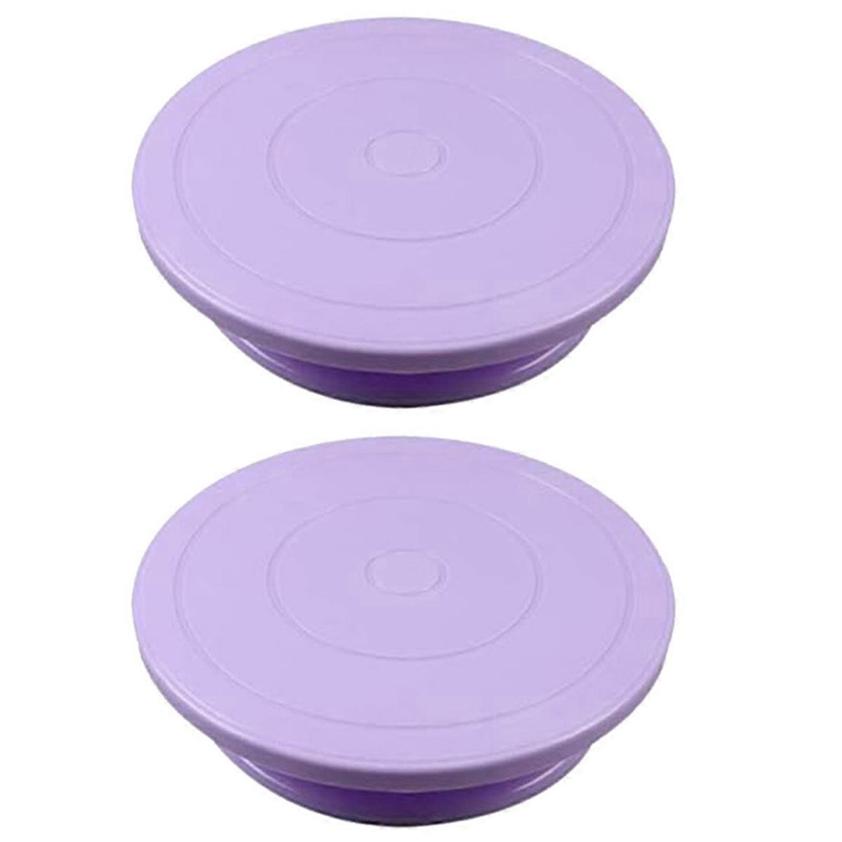cake decoration decorating turntable Purple