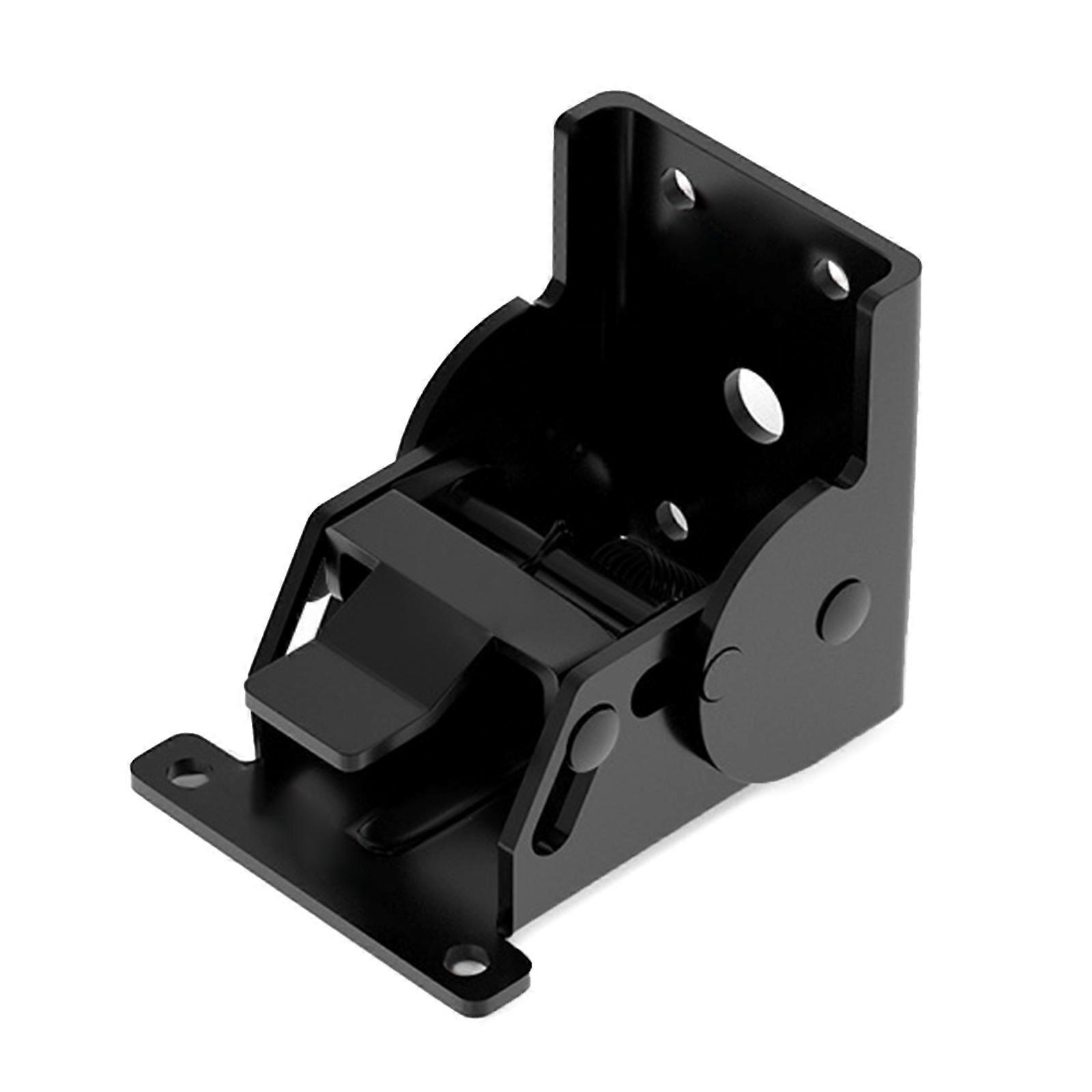 Foldable Hinge Hardware 90 Degree Locking Brackets for Folding Table Legs & Bed Frame Support Simple Installation  Black