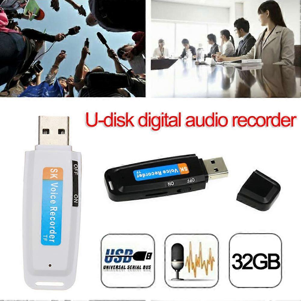 Mini U-Disk Digital Audio Recorder USB 3.0 Flash Drives Maximum Support 32GB Memory Card