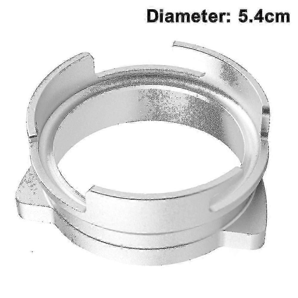 Coffee Machine Hands-free Dosing Funnel, 54mm Dosing Funnel With Grinder Trigger  54mm Rotatable Alloy Powder Receiver