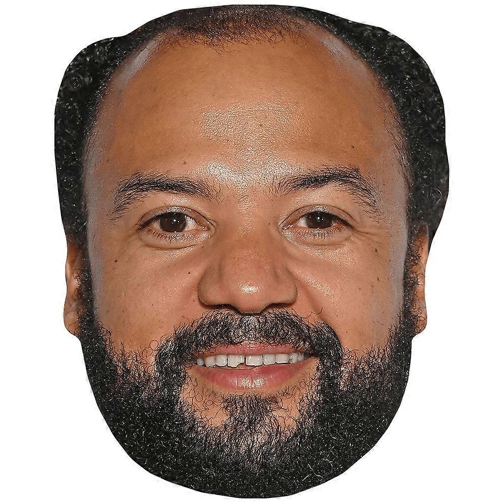 Fabrice Éboué (Beard) Big Head. Larger than life mask.