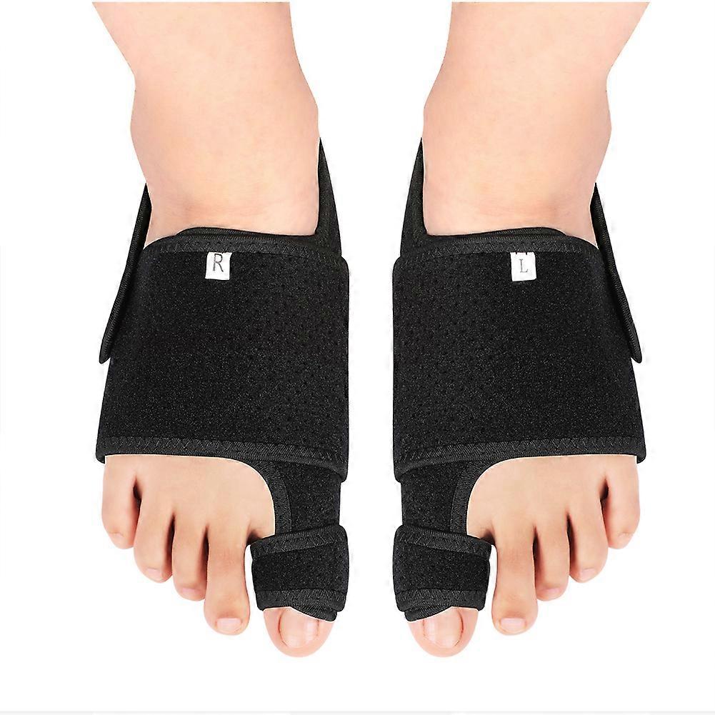 Three-dimensional pressure hallux valgus corrector Black PU silicone arch pad (1 pair)
