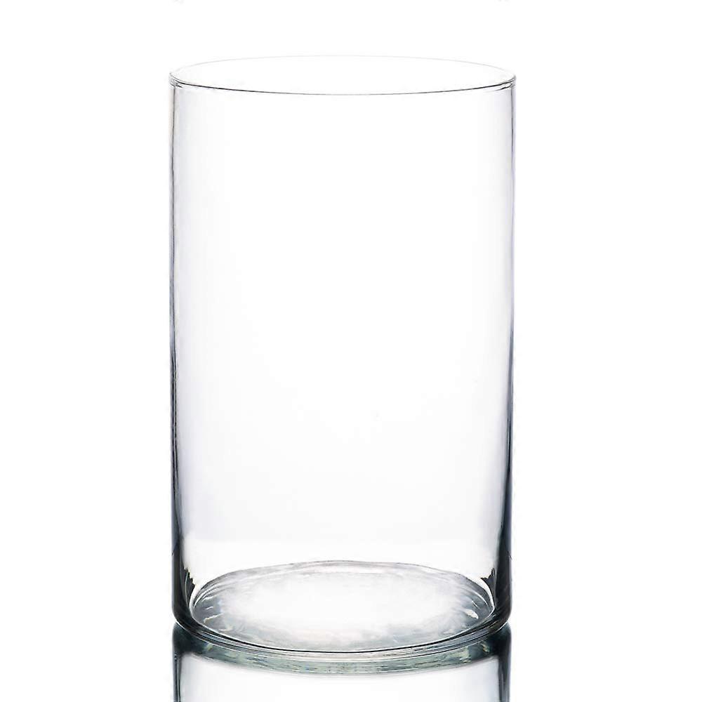 Wide Cylinder Vases 6' x 10' Set of 2
