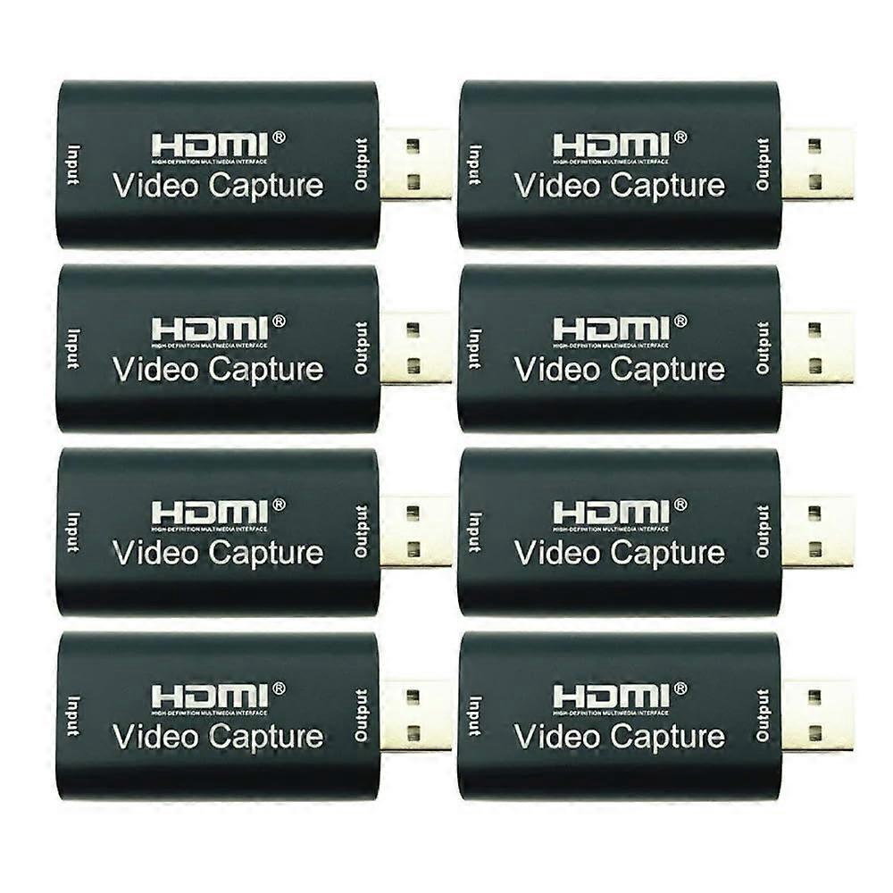 for Mini Video Capture Card USB 2.0 HDMI Video Card Grabber Record Box for PS4 Game DVD Camcorder HD Camera Recording Live Streaming