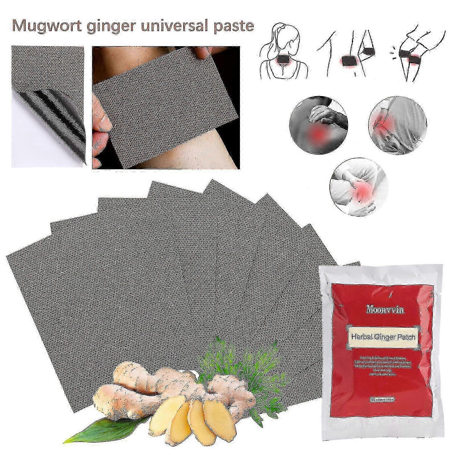 50pcs Wormwood Hot Moxibustion Patches Neckkneewaist Pain Relief Plaster Pads 2023 Best Edition