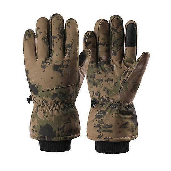 כפפות תרמיות לחורף לנשים גברים כפפות חיצוניות חמות אטומות לרוח עם מסך מגע