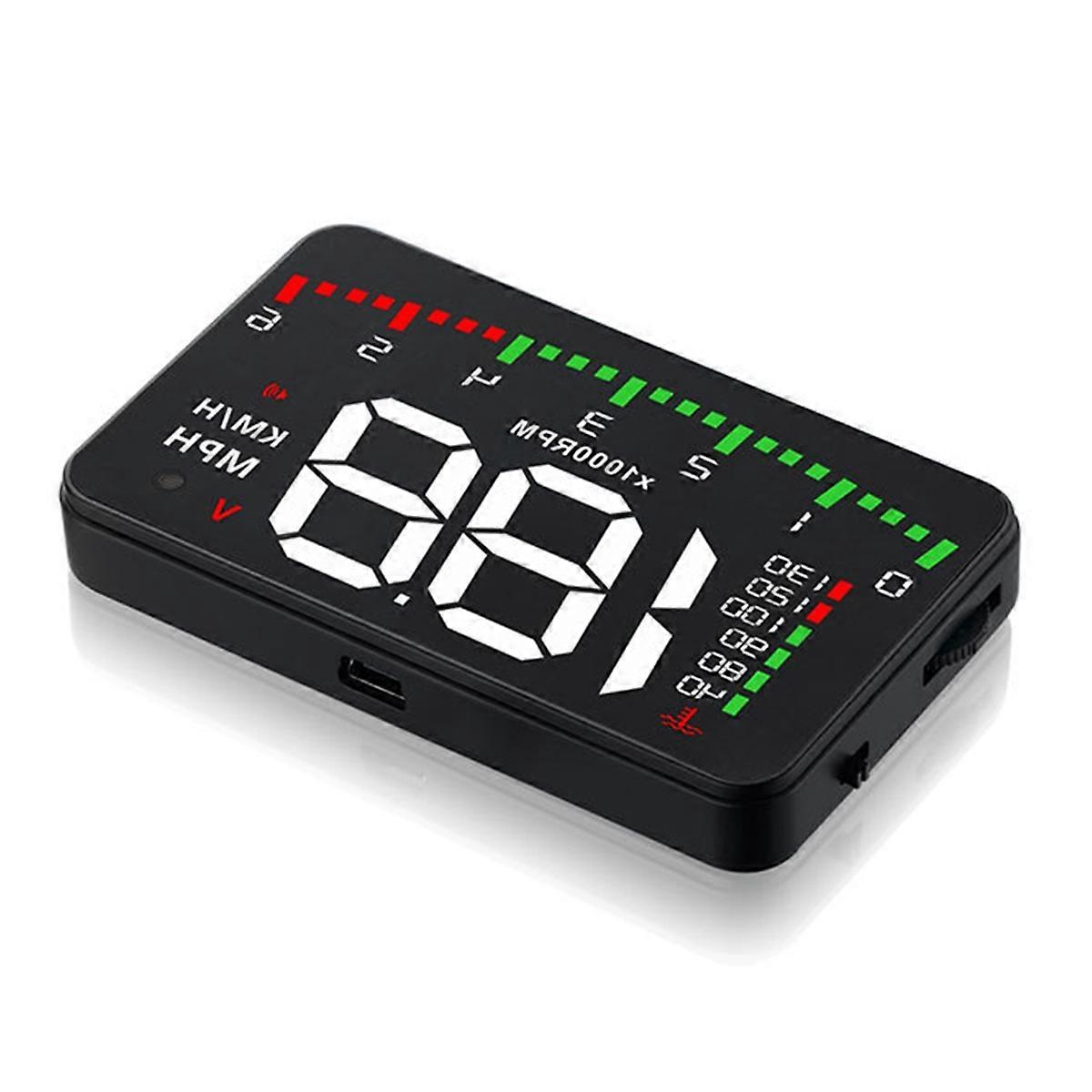 OBD HUD Head Up Display Car Overspeed Warning Windshield Projector