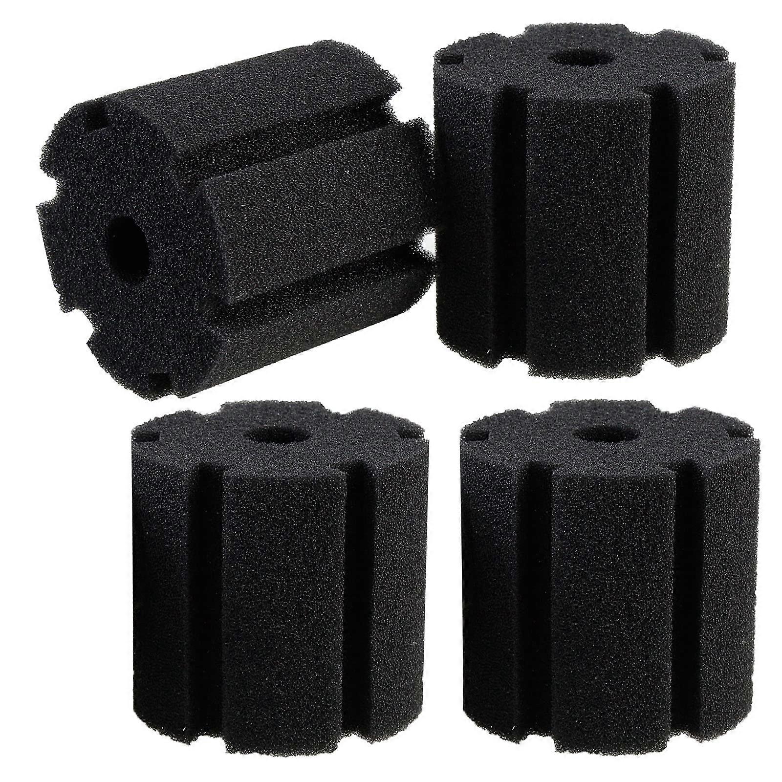 Aquarium Sponge Filter Replacement Foam, 4 Large Filters up to 60 Gallons for Freshwater and Saltwater Tanks