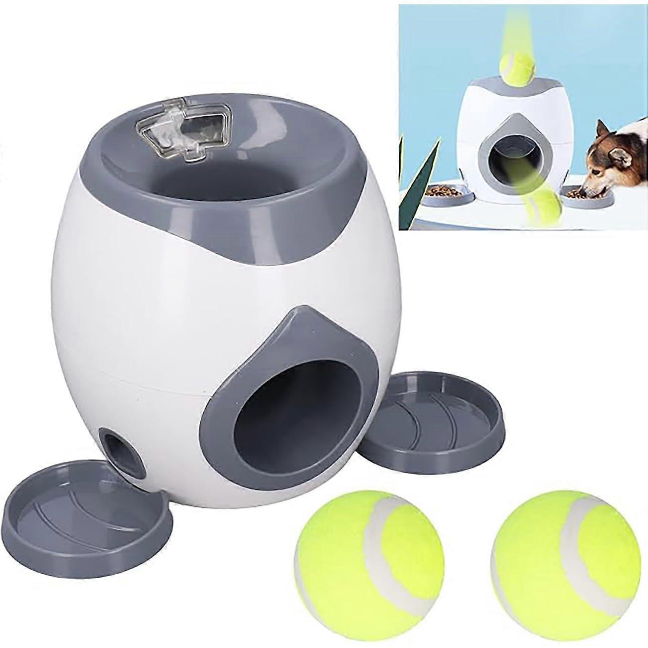 Dog Pitching Automatic Dispenser 400ml Interactive Pet Puzzle Feeder Training Toy for Intelligent Dogs