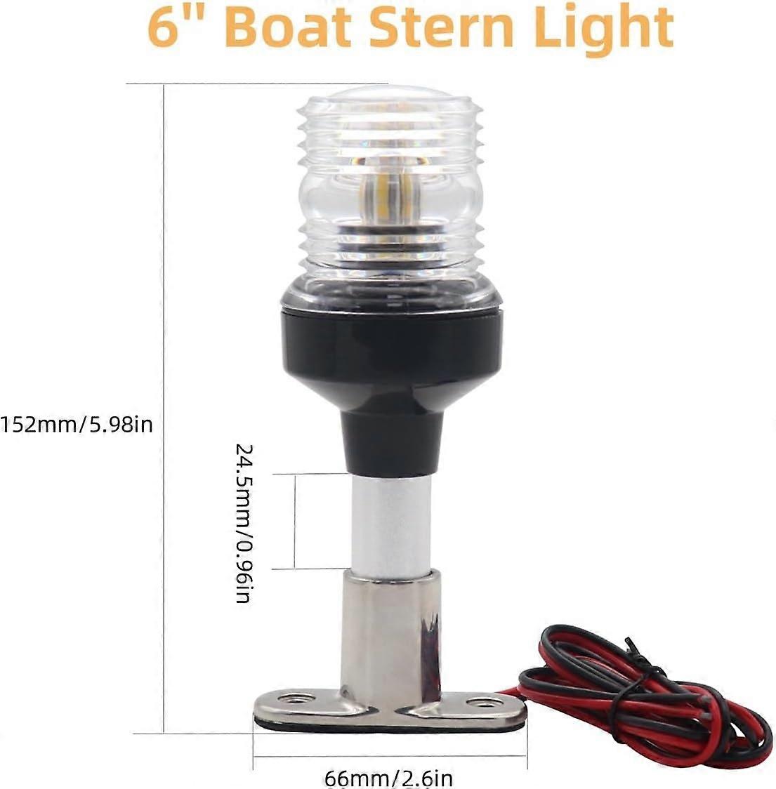 thumbnail image 2 of LEDADVANTAGE 12V 60cm/23 LED Boat Anchor Stern Removable Plug-in Navigation Riding Light 2 of 4