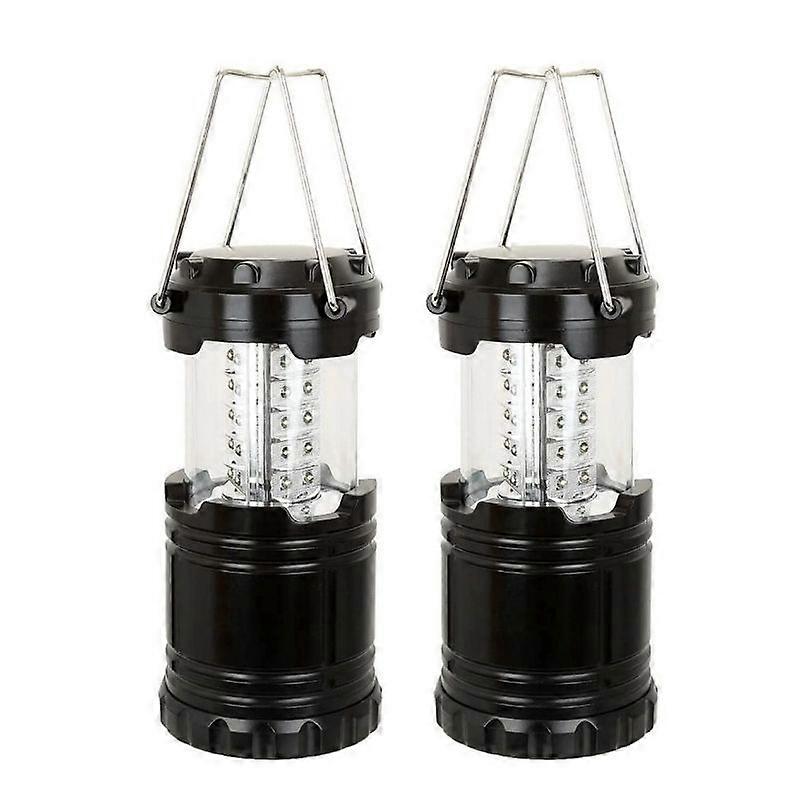 LED Folding Camping Lantern 2 Pack, Portable Camping Lantern Flashlight Power Failure Emergency Light