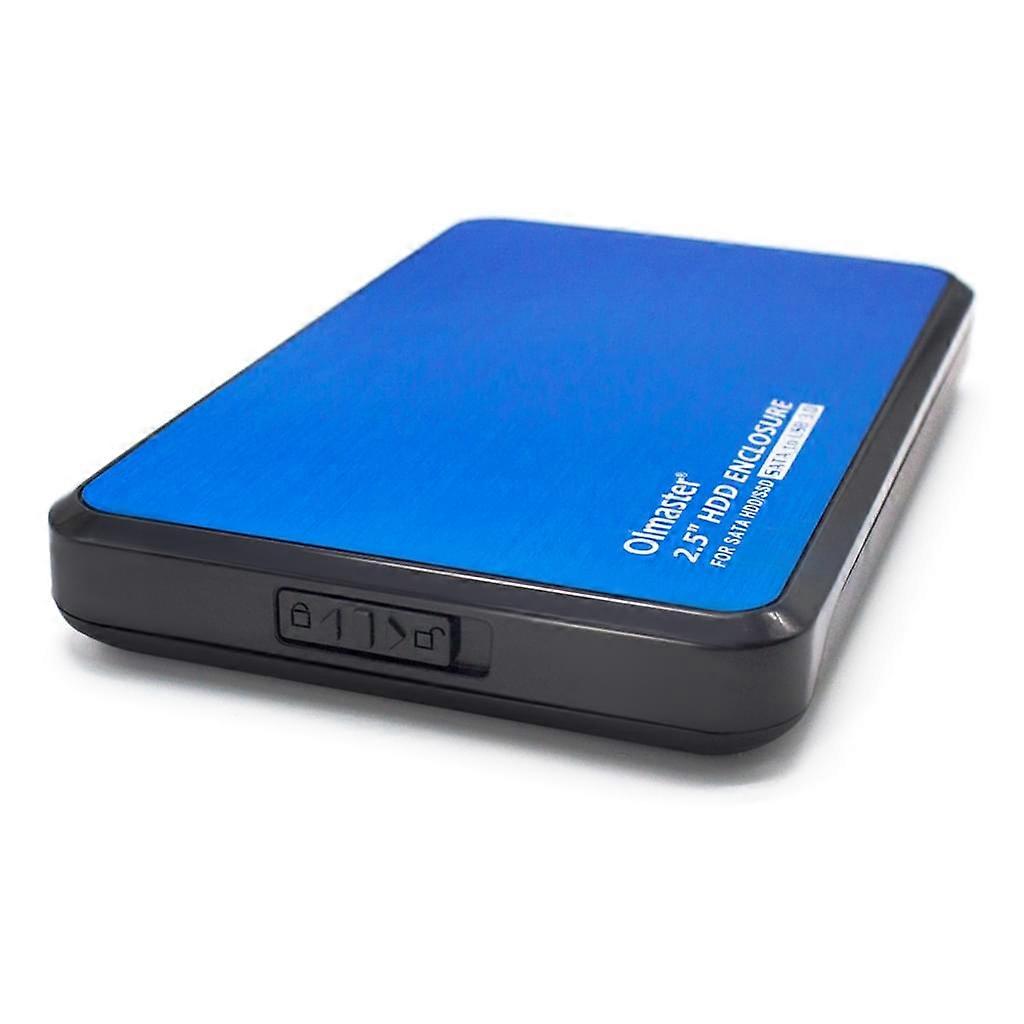2.5» περίβλημα HDD USB 3.0 στη Sata, 6Tb Hdd Enclosuremobile σκληρός δίσκος κουτί usb3.0-eb-2506U3 αλουμινίου πίνακα - μπλε