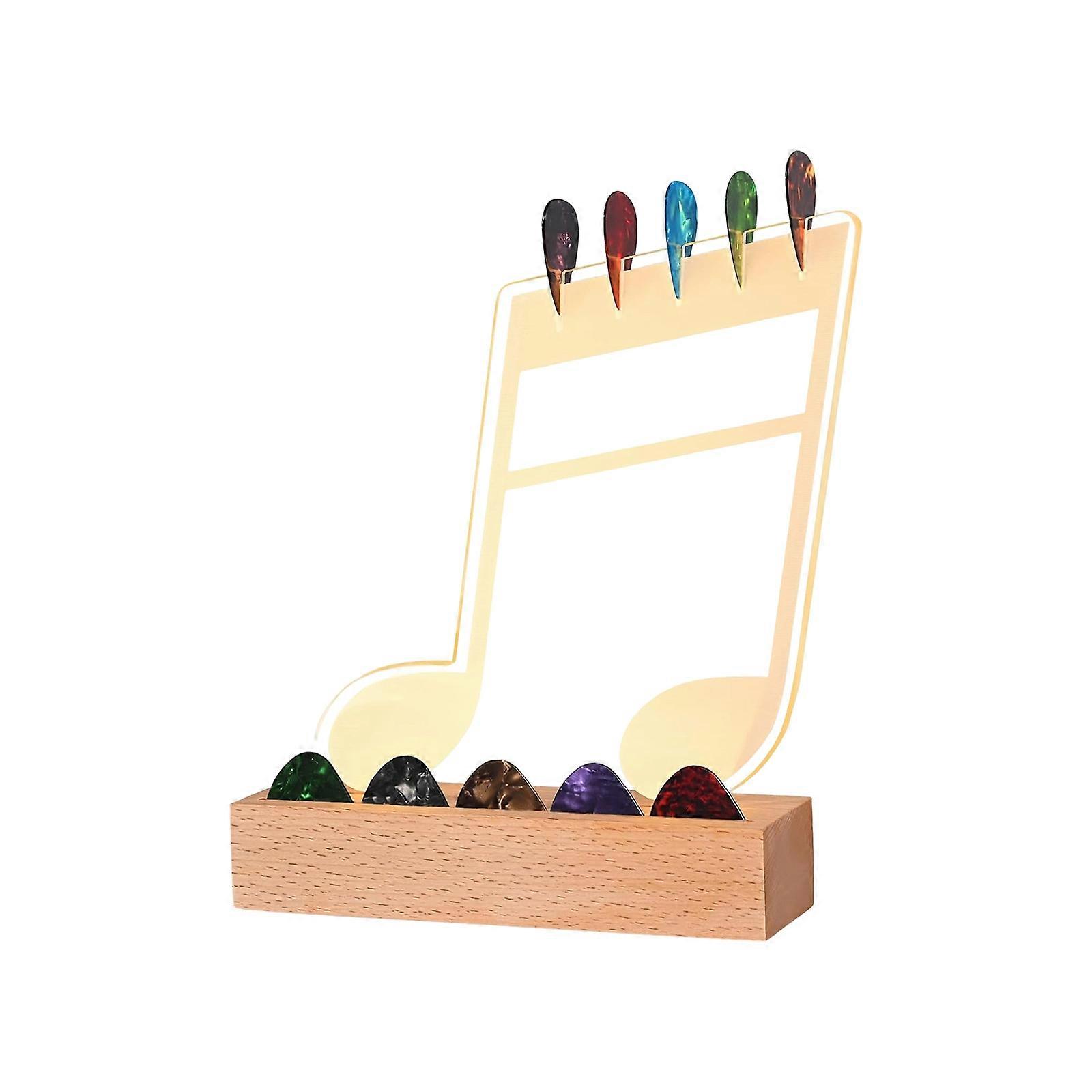 Efficient Guitar Pick Rack Guitar Pick Storage Solution Colorful Acrylic Pick Holder Stand Display Accessory for Pick