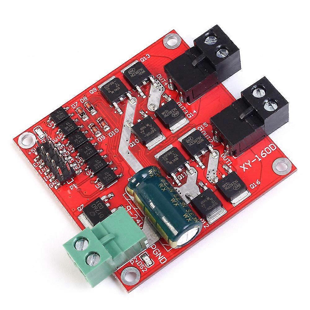 L298 Dual H-Bridge DC Motor Driver Module 7A 160W PWM Control with Optocoupler Isolation for Positive/Negative Rotation
