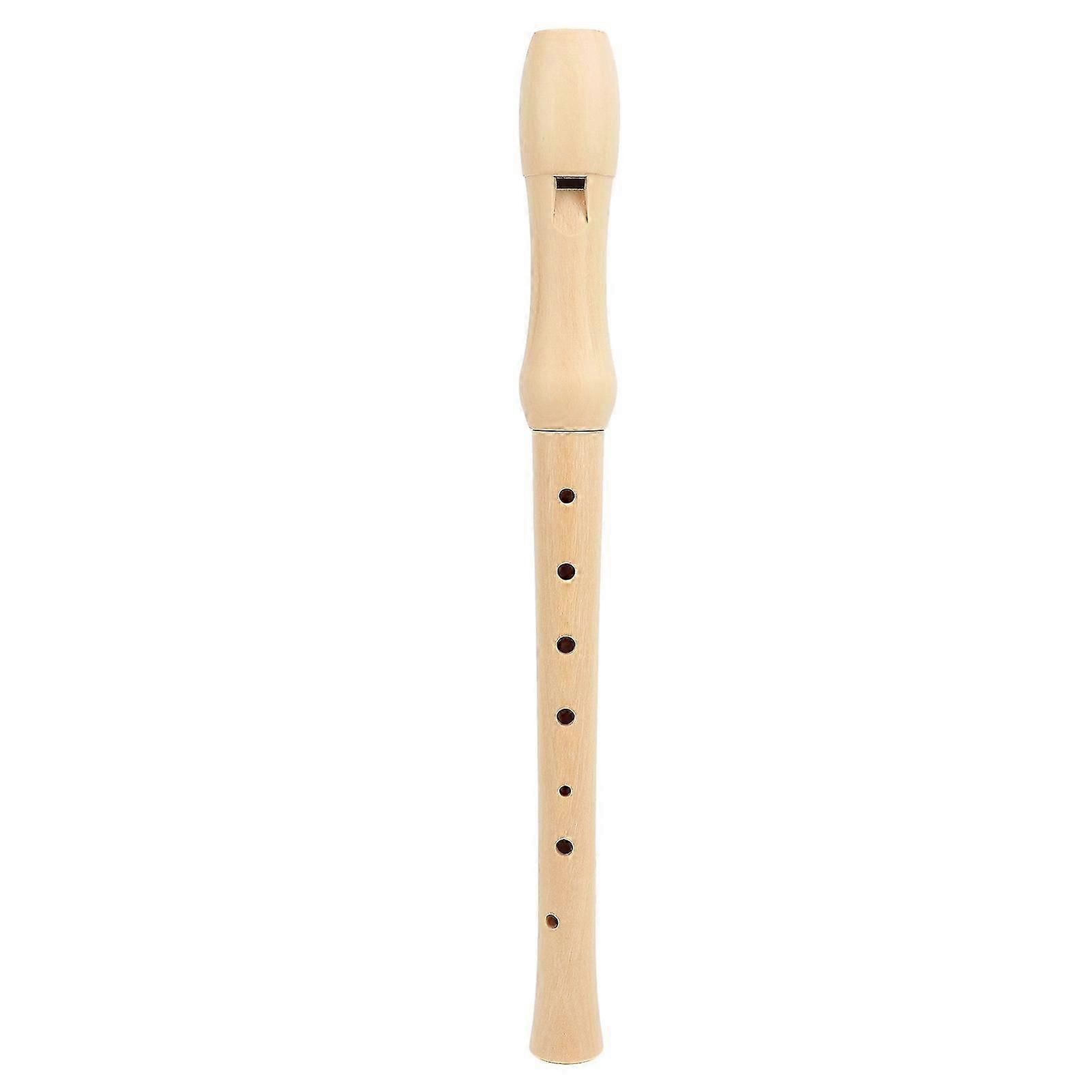 C Key Soprano Recorder 8 fori in legno d'acero alla tedesca per giovani principianti