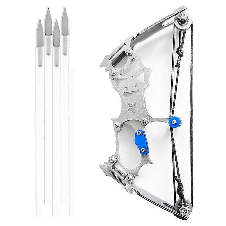 Mini Compound Bow Left / Right Hand Universal Outdoor Shooting Practice Parent-Child Interaction Archery Toy