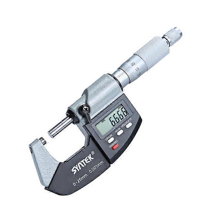 Digital Display Outer Diameter Micrometer 0.001mm High Precision Electronic Spiral Micrometer Thickness Gauge 0-25mm