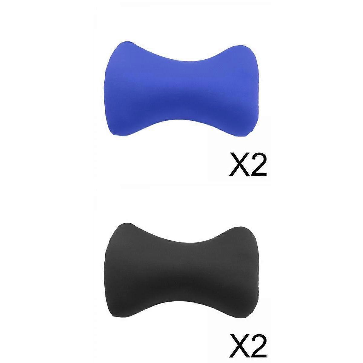 4 Pcs Microbead Back Cushion Neck Support Roll , 38x20cm