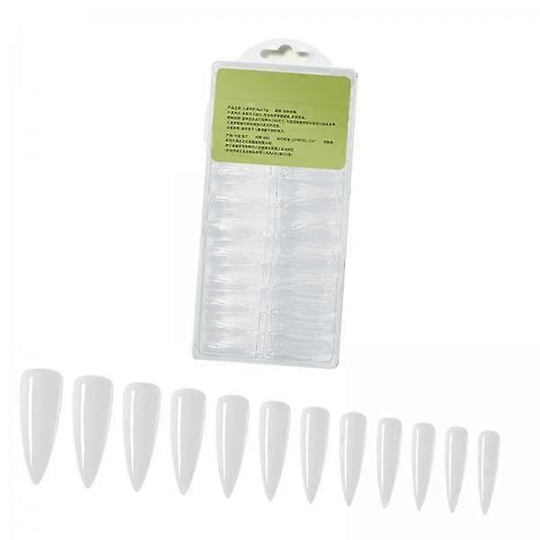 5x240Pcs Nails Tips Portable Elegant Artificial Manicure for Home Practice Gift