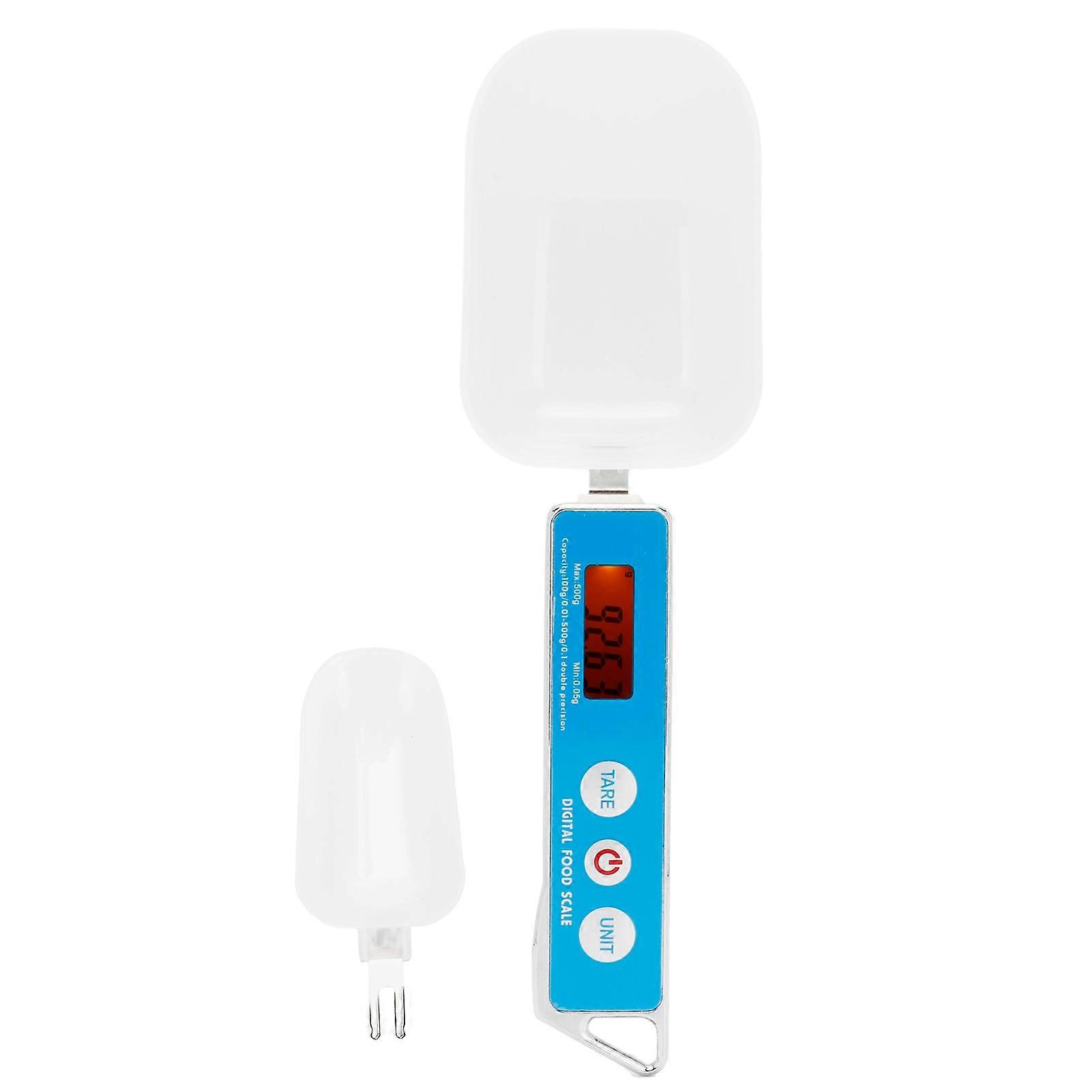500g/0.1g Electronic Scale, Digital Spoon, Kitchen Measuring Spoon, Blue