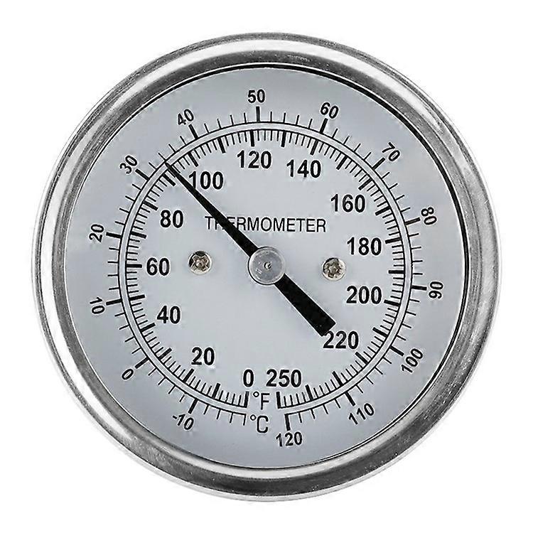 TS-BX40 Axial Pointer Bimetal Thermometer Boiler Round Temperature Gauge Digital BBQ Grill Thermometer