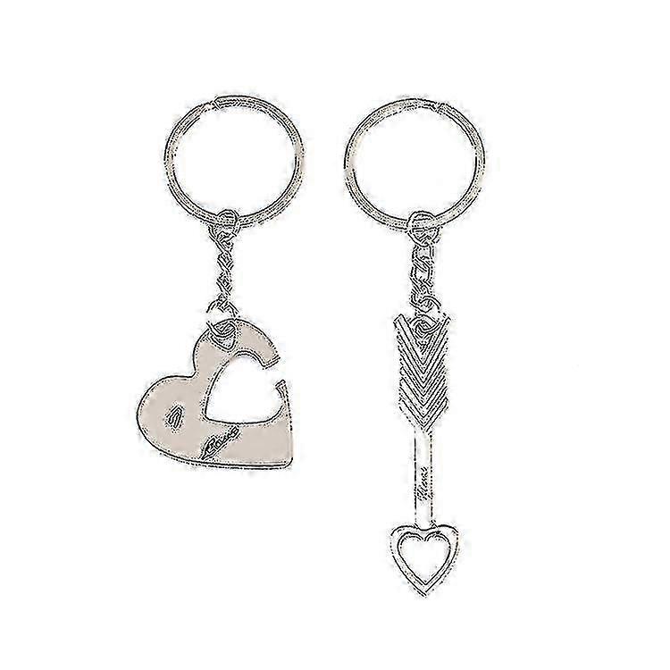 I Love You Heartキーホルダーネックレスセットカップル用