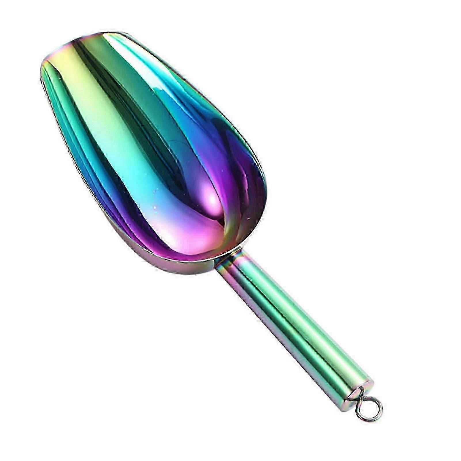 Rustfritt stål isskje med langt håndtak for Bar Party Bryllup Popcorn Mel Mat