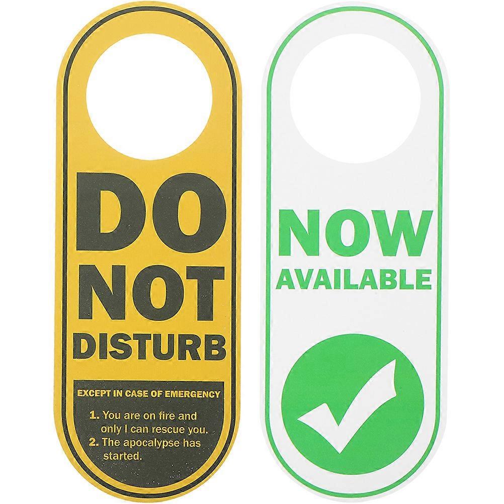 Versatile Door Hanger Sign, Strong Materials, Designed for Everyday Use