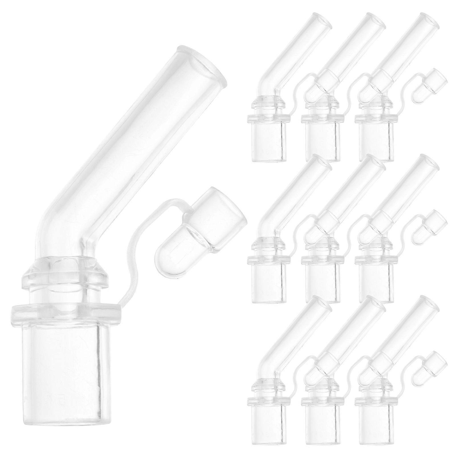 10pcs Silicone Sippy Cup Straw Heads Replacement for Reusable Water Cups – Soft, Lightweight Compatible Accessories for Kids