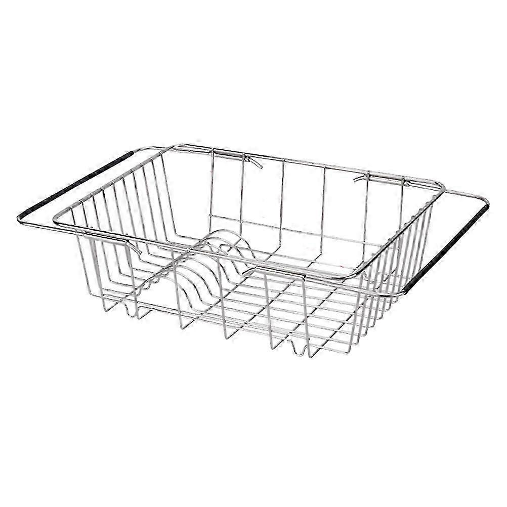 Large Expandable Dish Drying Rack Over Sink - 44.5x25x12cm Dish Drainer