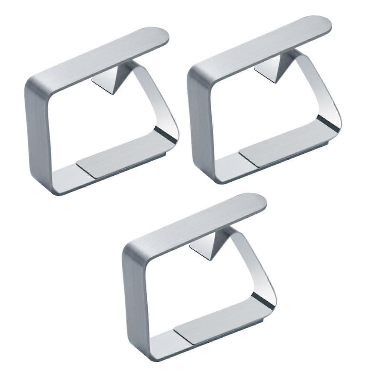 Tablecloth Clips Stainless Steel Sturdy Tablecloth Holders Easy to Attach for Various Table Thicknesses
