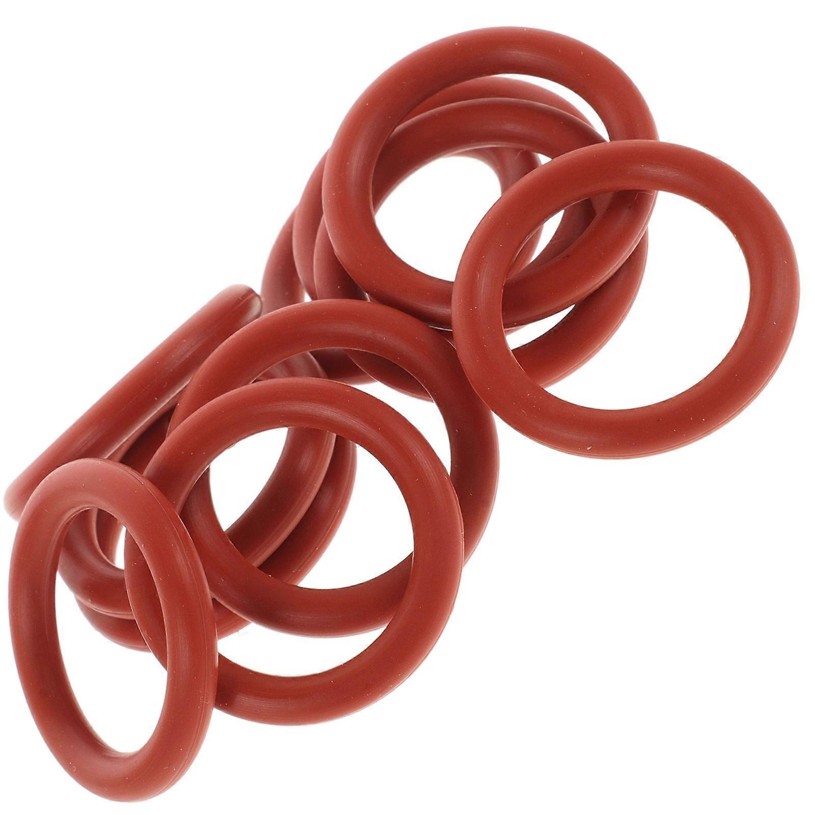 10pcs Silicone Ice Cream Machine Sealing Rings for Leak Prevention, Gaskets for Material Mixing, Essential Replacement Parts for Ice Cream Machines