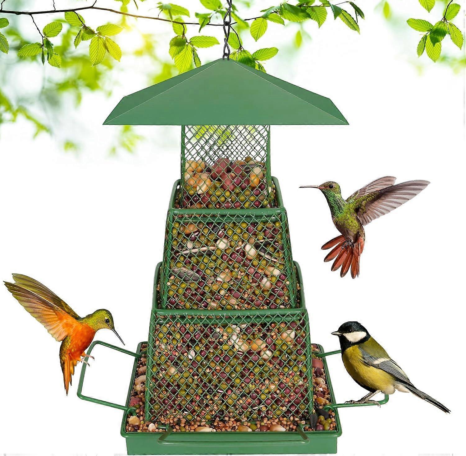 Bird Feeder for Birds, Bird Feeder, Bird Feeder for Hanging, Wild Birds, Hanging Cone, Bird Feeder, Weatherproof, Balcony, Covered