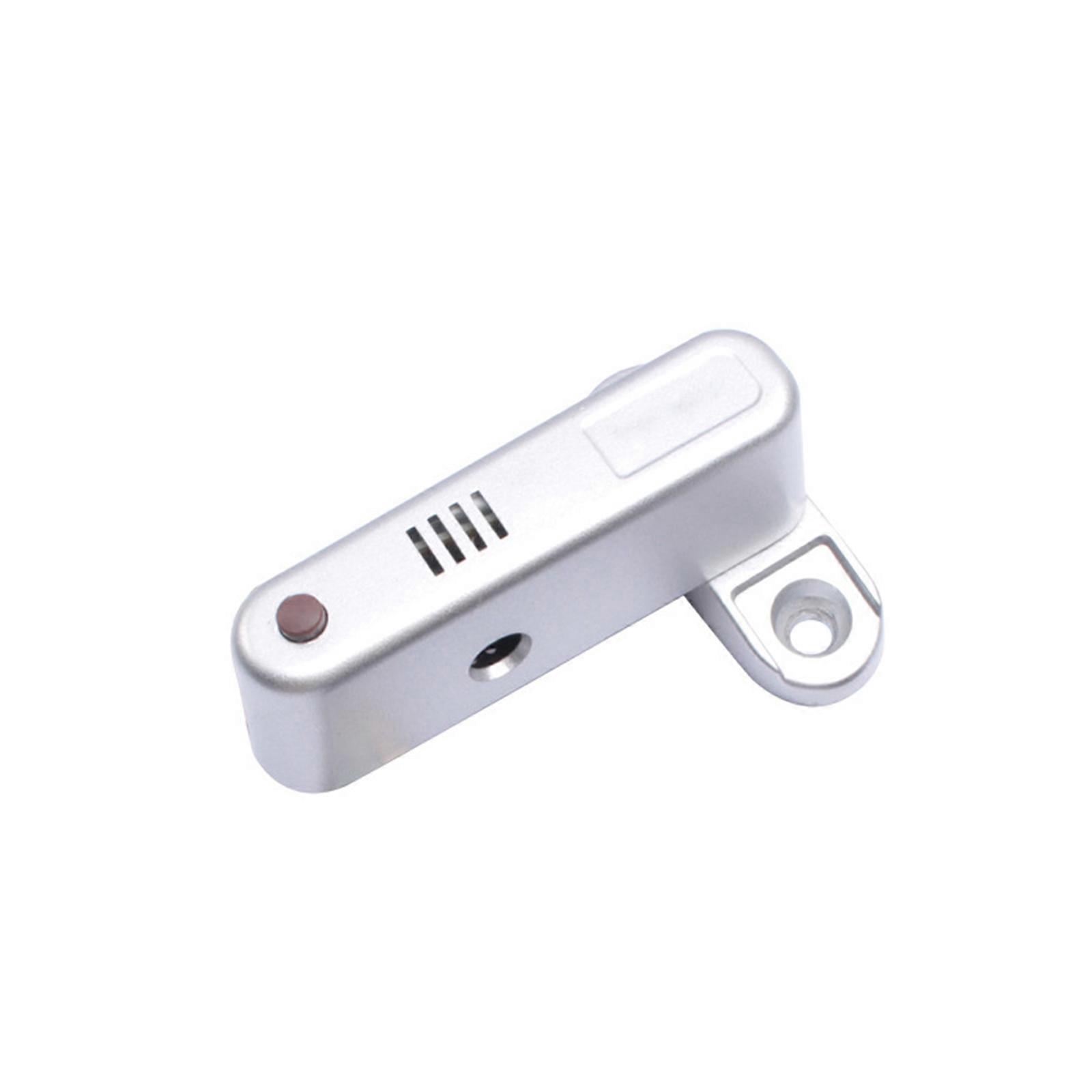 Door Lock Security Device With Alarm Function Antitheft Doors stopper Adjustable Burglar Alarm Door Window Burglar Alarm Sand silver