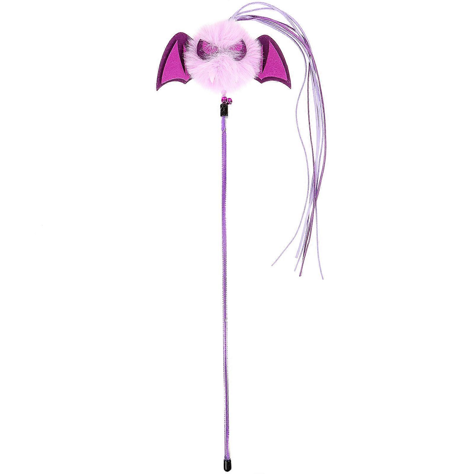 Halloween Cat Teaser Stick Cute for Indoor Cats, Lightweight & Portable for Kitten Playtime Fun