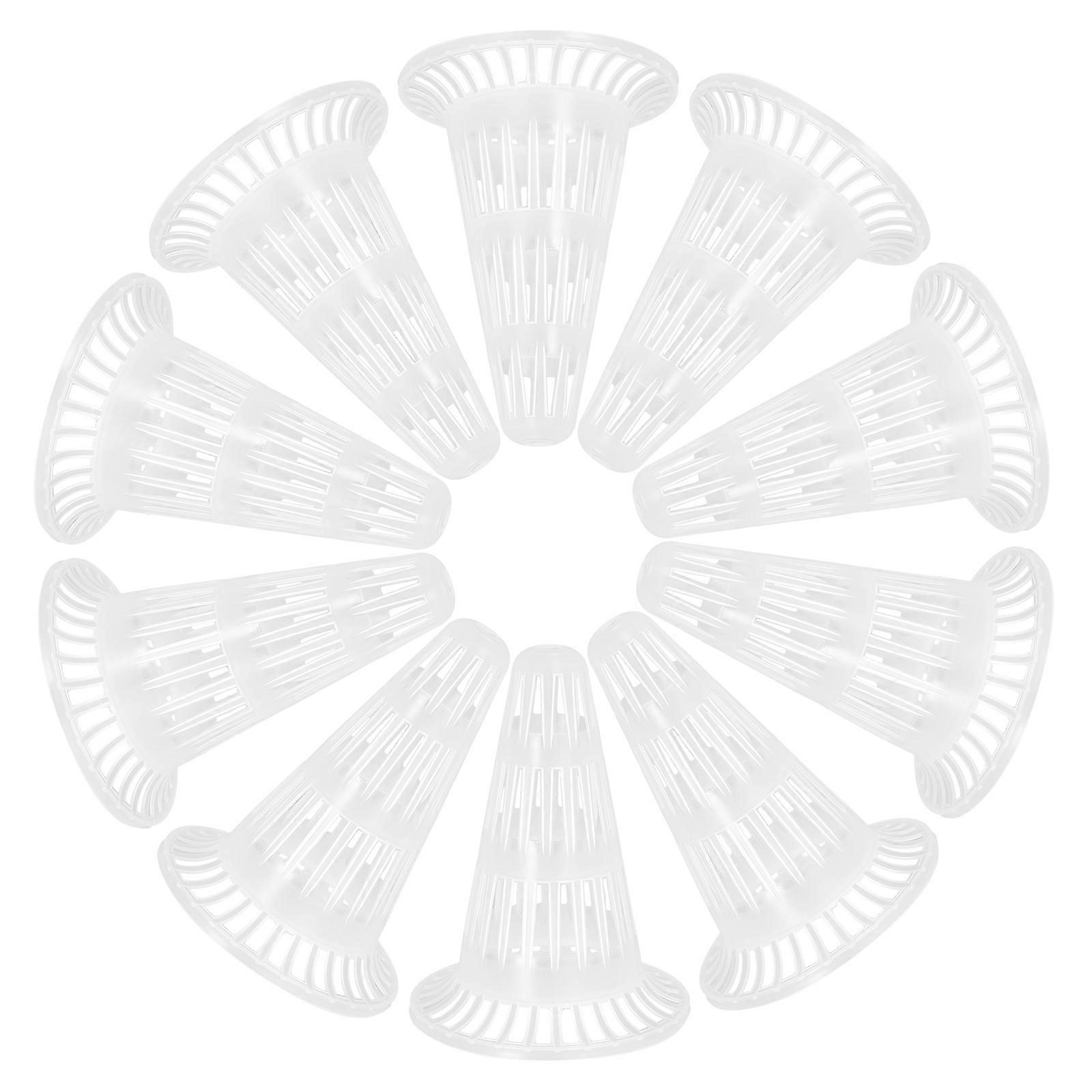 Flowerpot Bottom Mat Pyramidal Shape Planter Pads Prevent Root Rot 10Pcs