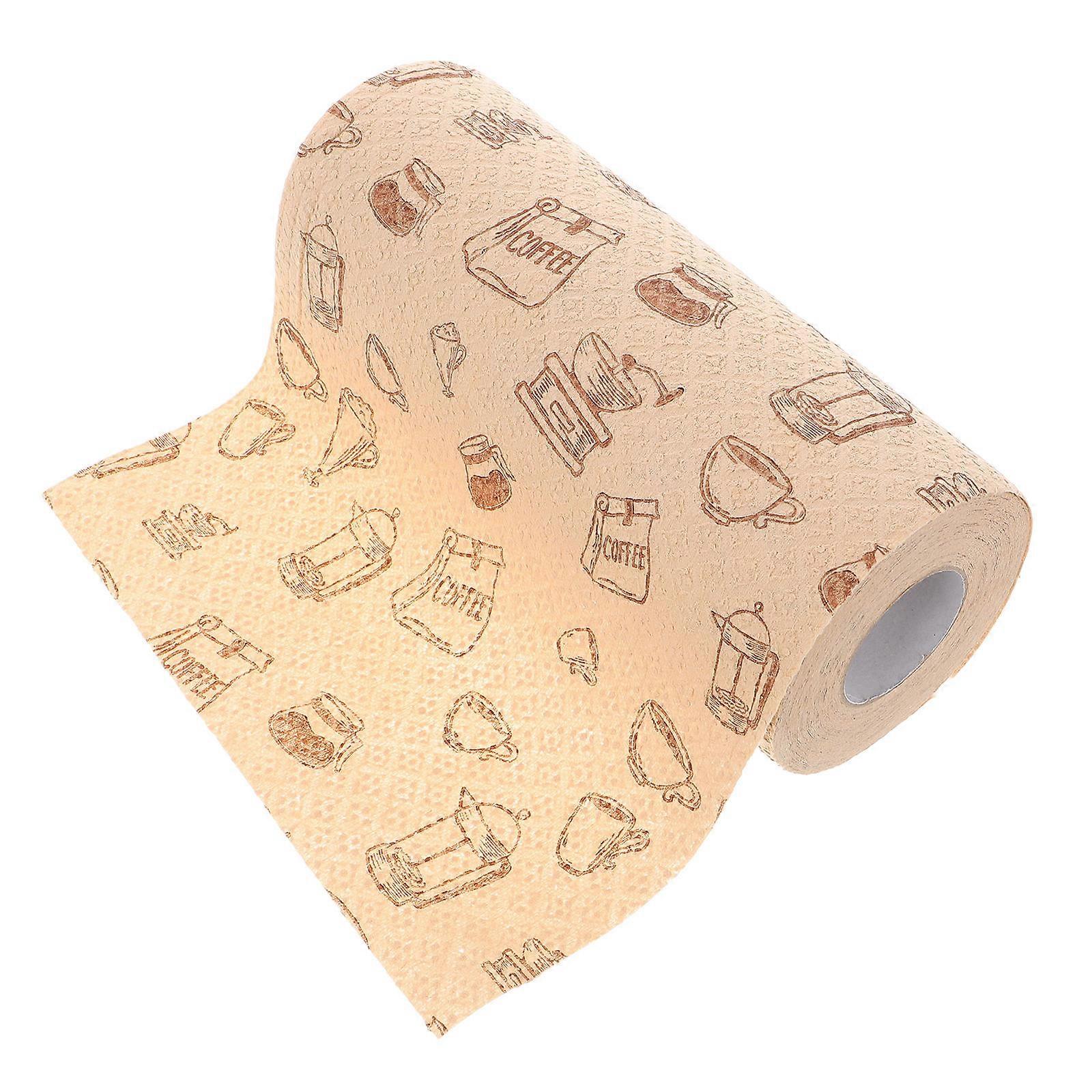 1 Roll Highly Absorbent Disposable Kitchen Hand Towels for Everyday Use & Parties, Durable & Non Shedding Cleaning Cloths