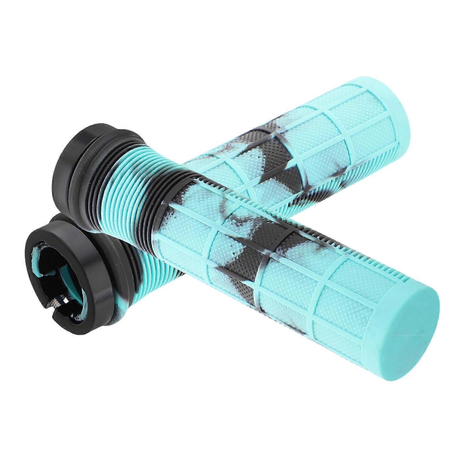 Soft Non Slip Bike Handlebar Grips with Camouflage Design for Mountain and Road Bikes – Comfortable Rubber Grip Covers for Enhanced Control and