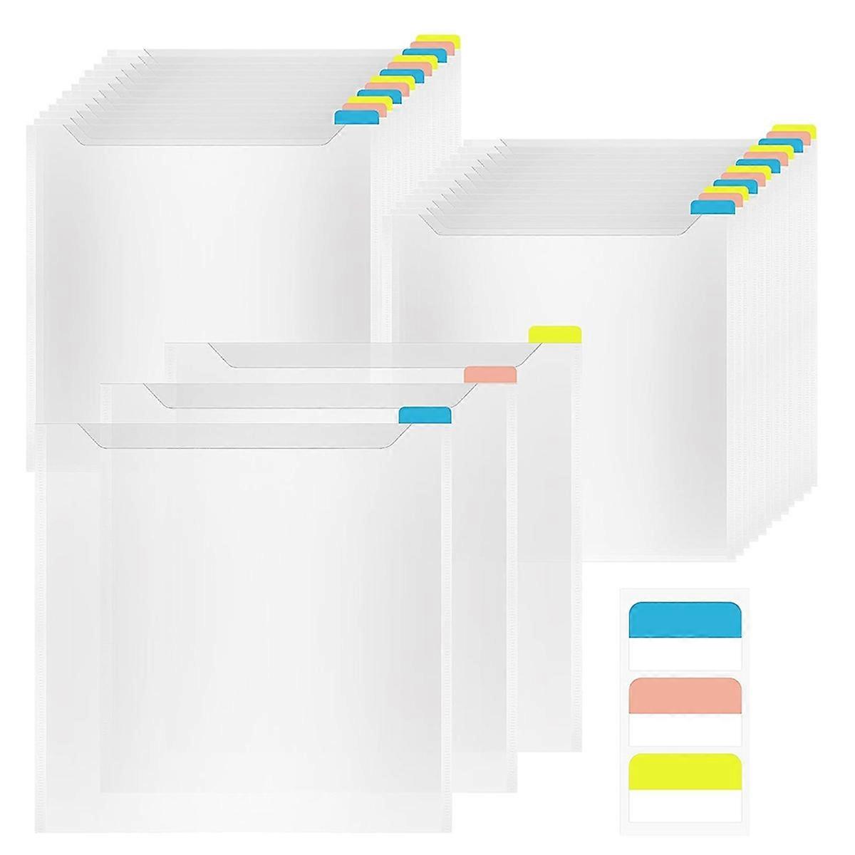 Scrapbook Paper Storage Organizer 12x12 Inch Clear Scrapbook Paper Organizer with Sticky Index Tabs