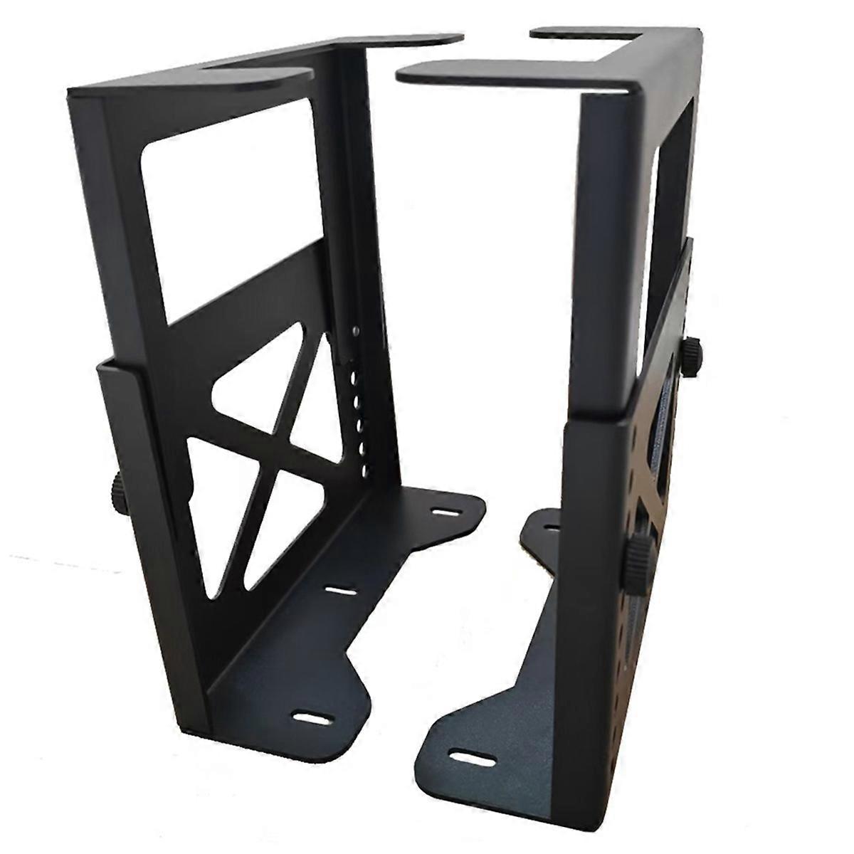Adjustable Under Desk PC or NAS Mount Bracket Holder Compatible with NAS,CPU,UPS,Small Form Factor