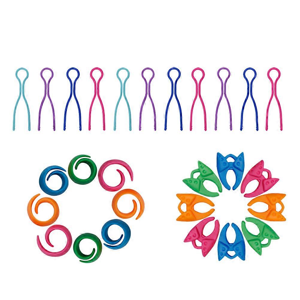 תפירת סלילים Hugger סליל קליפ ארגון חוטי פלסטיק 60 יחידות